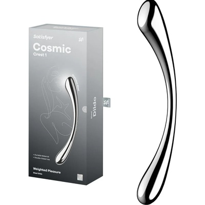 Метално дилдо с два стимулиращи края, 21см. - Steel Dildo Cosmic Crest (D-244931)
