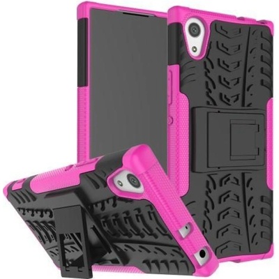 Outdoor odolný obal se stojánkem na Sony Xperia XA1 - rose