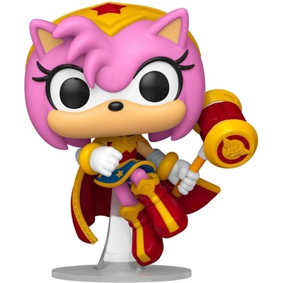Фигура Funko POP! DC Comics: Justice League & Sonic - Amy Rose as Wonder Woman #595 (104551)