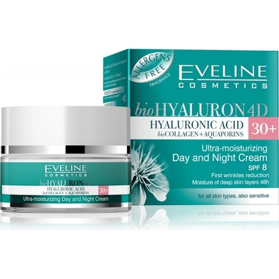 Eveline Bio Hyaluron 4D day+night cream 30+ 50 ml