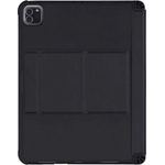 4smarts Keyboard Case Solid QWERTY - кожен калъф с клавиатура, тъчпад и поставка за Apple Pencil 2 за iPad Pro 11(2020) (черен)