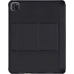 4smarts Keyboard Case Solid QWERTY - кожен калъф с клавиатура, тъчпад и поставка за Apple Pencil 2 за iPad Pro 11(2020) (черен)