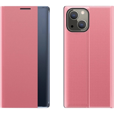 HQWear Флип-кейс със смарт отвор за екрана HQWear за Apple iPhone 13 Mini, Розов (9145576231012)