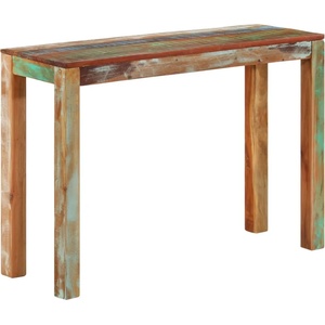 vidaXL Конзолна маса, 110x35x76 см, регенерирано дърво масив (337271)