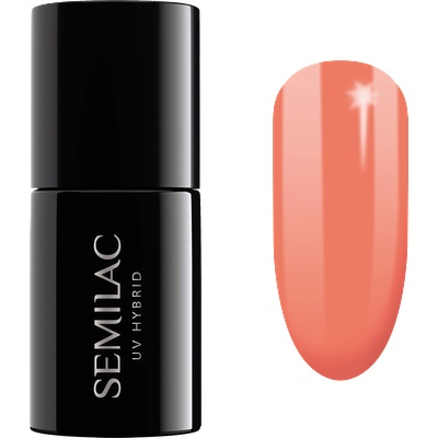 Semilac 518 Uv Gel Polish Semibeats By Margaret Neon Orange Гел лак 7ml