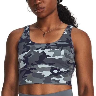 Under Armour Потник Under Armour Meridian Fitted CropTankPrnt-BLU Сребърно Velikost S