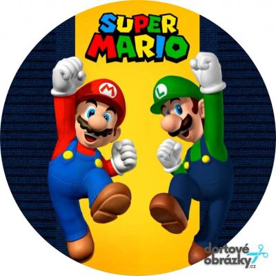 Jedlý papír SUPER MARIO ● URČENÍ: OBRÁZEK NA DORT – Zbozi.Blesk.cz
