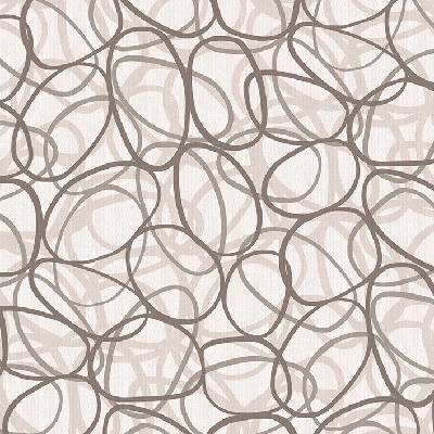 PVC obrus - Sivé kruhy