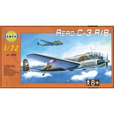 Směr Model Aero C-3 A/B29 5x16 6cm v krabici 34x19x5 5cm 1:72