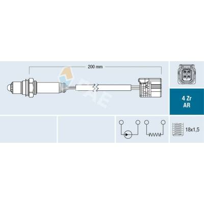 Lambda sonda FAE 75632