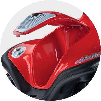 Simba Toys Big New Bobby Car červené