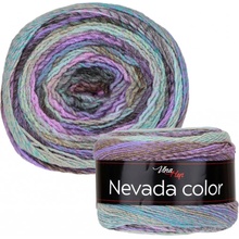 Pletací / háčkovací příze Vlna-Hep NEVADA COLOR 6306 fialovo-modro-zelená, melírovaná, efektní 150g/375m