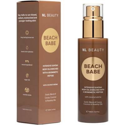 NL Beauty Tanning Lotion Beach Babe Coconut Олио за тяло дамски 100ml