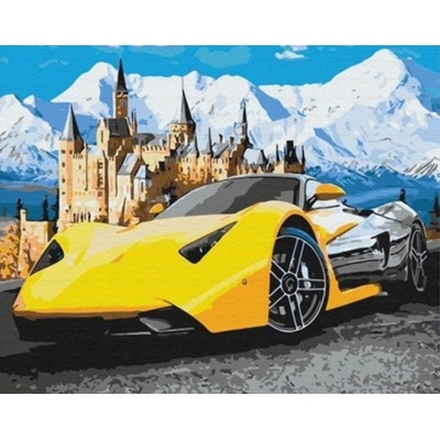 Norimpex - Puzzle Diamant painting: Sports car 30x40cm - 1 - 39 piese