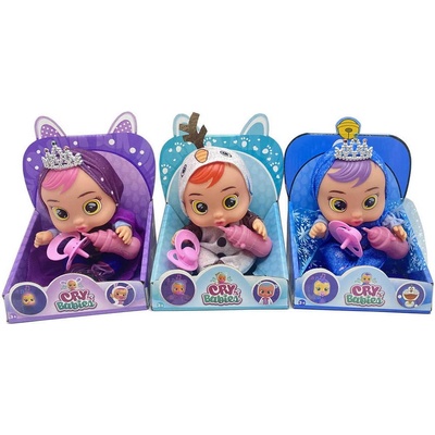 3 ЦВЯТА ПЛАЧЕЩО БЕБЕ СЪС ЗВУЦИ