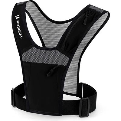 AppleMix Běžecká vesta WOZINSKY - kapsa pro Apple iPhone - reflexní - černá – Zboží Živě