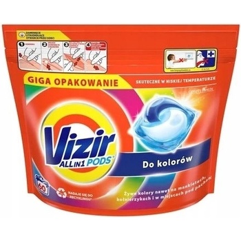 Vizir ALL-in-1 PODS Kapsule na farebné pranie 60 PD