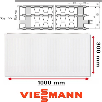 Viessmann 33 300 x 1000 mm