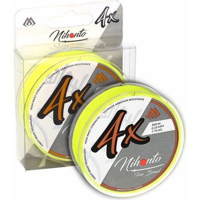 MIKADO NIHONTO FINE BRAID DARK šedo-čierna 300m 0,18mm 14,4kg