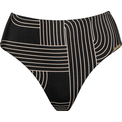Watercult Дамско бикини долнище Watercult Women's Line Set Bikini Bottoms No. 263 Bikini bottom - Black / Tofu - размер 40 (EU) (150-6675-0113)