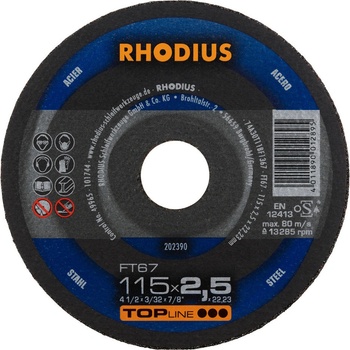 Rhodius Kotouč řezný 230 x 2,5 x 22,23 mm 202417