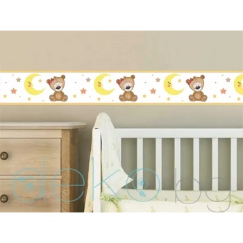 Image 1 of Фриз Мече с луна и звезди (8101)