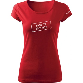 DRAGOWA dámske tričko made in slovakia červená
