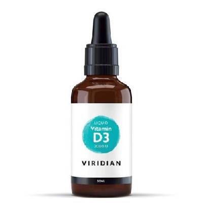 Tekutý vitamín D3 2000IU Viridian 50ml
