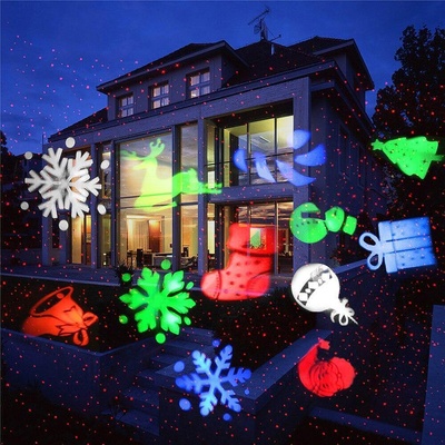 Led проектор със снежинки за вътрешна и външна употреба