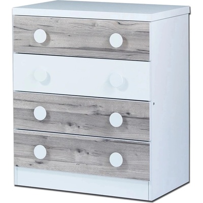 Dizain СКРИН ГЕРИ БЯЛ+СЕВЕРЕН ДЪБ