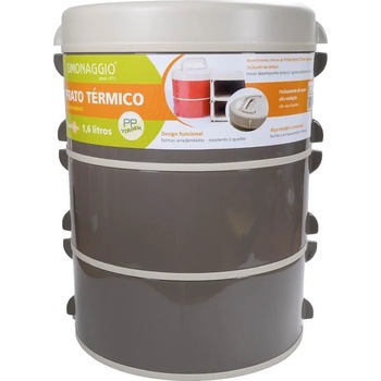 Image 1 of Термос за храна от 3 части със сгъваема дръжка (015558)