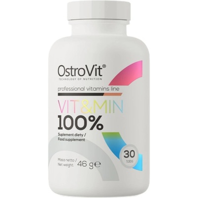 OstroVit 100% Vit&Min [30 Таблетки]
