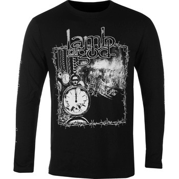 ROCK OFF мъжка тениска с дълъг ръкав Lamb Of God - Barbed Wire - ROCK OFF - LAMBLST12MB