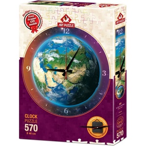 Art Puzzle Пъзел-часовник Art Puzzle от 570 части - Времето в света (5002)