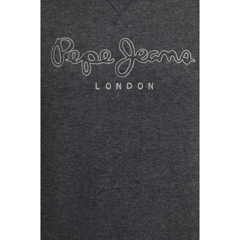 Pepe Jeans Суичър Pepe Jeans NEW NOUVEL CREW в сиво с изчистен дизайн PM582719 (PM582719)