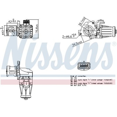 AGR - Ventil NISSENS 98376