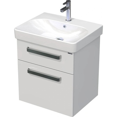 Intedoor Sonata 60 Skříňka s umyvadlem Smyle Square 60 cm - závěsná bílá lesk, MK51789