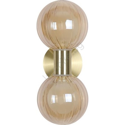 Searchlight 30507GO - Стенно осветително тяло LUMINSPHERE 2xG9/7W/230V месинг (SR0779)