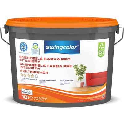 Swingcolor 10 l sněhobílá