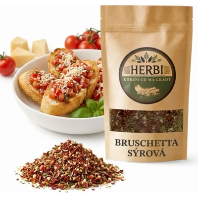 Herbi Bruschetta syrová lahodná zmes na pečivo a cestoviny 50 g