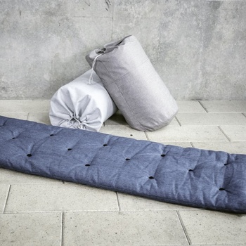 futons.cz FUTON natural bed in bag Horizont blue