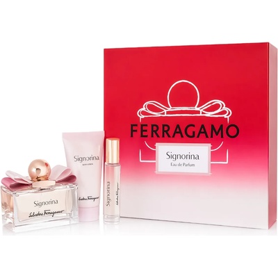 Salvatore Ferragamo Signorina Подаръчен комплект EDP 100 ml + лосион за тяло 50 ml + EDP 10 ml
