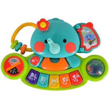 Moni Бебешко музикално пиано Hola Elephant 3135 (3800146266738)