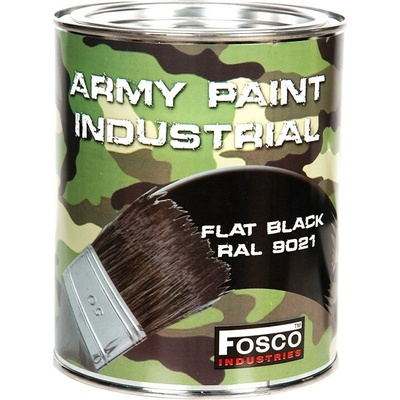 FOSCO Farba ARMY náterová 1l RAL 9021 ČIERNA