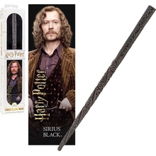 CurePink Replika hůlky s knižní záložkou Harry Potter Sirius Black 30 cm NOB6326]