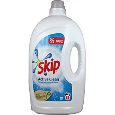 Skip Active Clean 85 пранета течен препарат за бяло и цветно пране