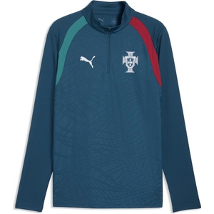 PUMA Mens Portugal Licensed Drill Top World Cup 2026 - Green/Silver
