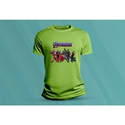 Sandratex dětské bavlněné tričko Avengers 1. lime