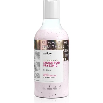so! flow Smoothing Shower Shake душ гел за всички видове кожа Pithaja & Pomegranate 400ml