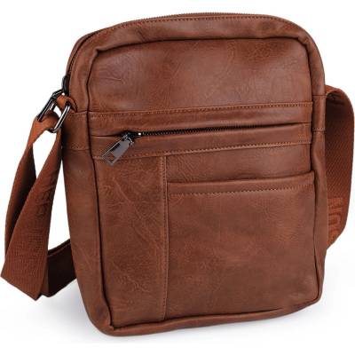 Prima-obchod Pánská taška crossbody 20x28 cm 1 hnědá koňak